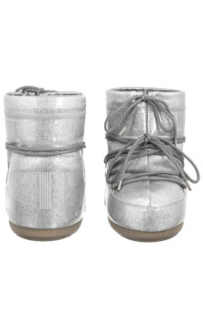 Moon Boot Icon Low Glitter Silver 1409440 H001 (MB66-b) shoes
