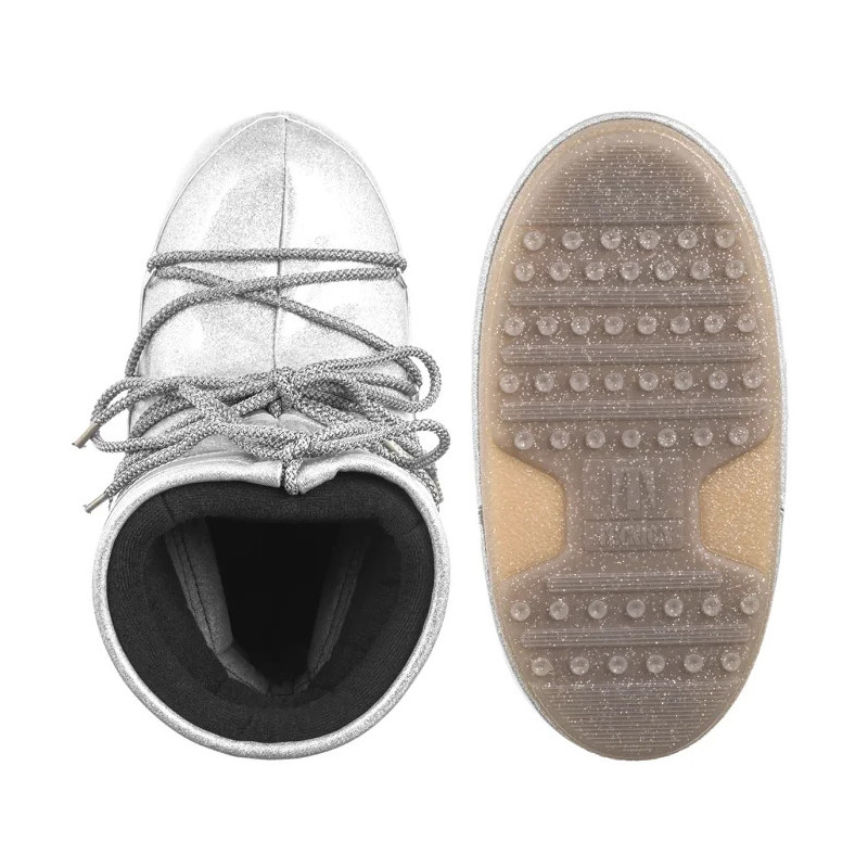 Moon Boot Icon Low Glitter Silver 1409440 H001 (MB66-b) shoes