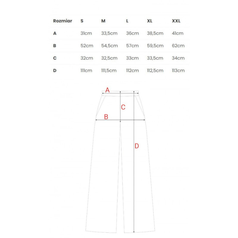 M862 Długie spodnie letnie - brudny róż