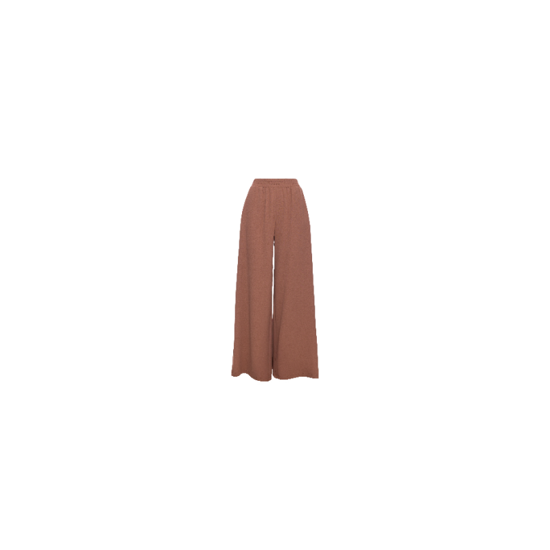 M862 Długie spodnie letnie - czekoladowe