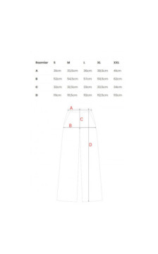 M862 Długie spodnie letnie - fiołkowe