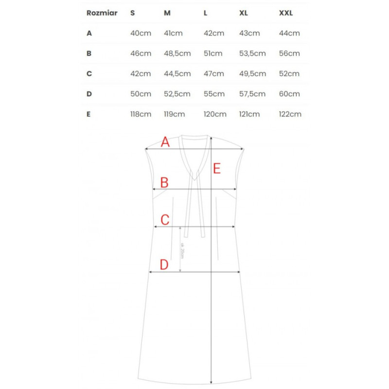 S410 Sukienka z wiązaniem w dekolcie - różowa