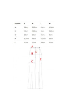 M874 Spodnie dzwony - bordowe