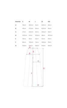 M875 Spodnie z szerokimi nogawkami - bordowe