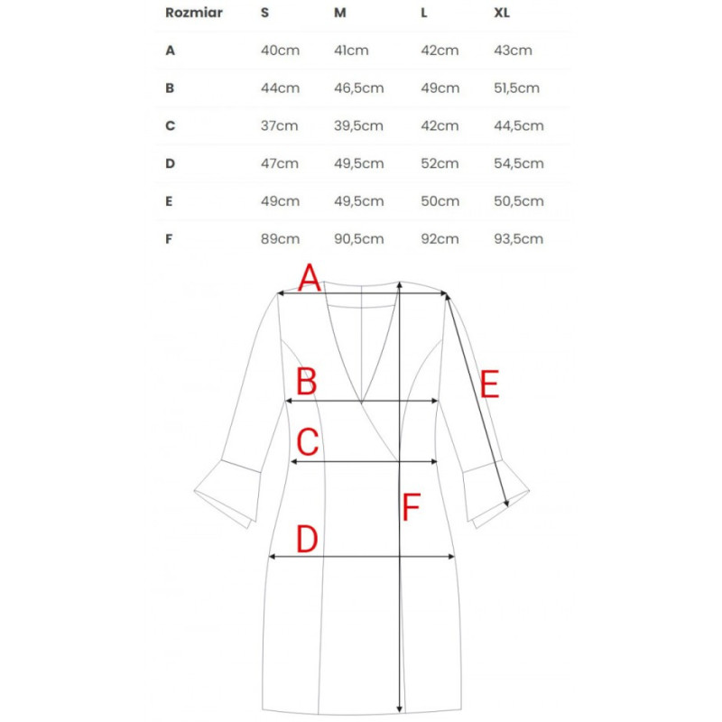 M876 Sukienka z szerokimi mankietami - bordowa
