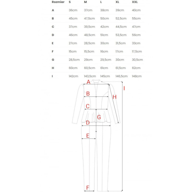 M878 Kombinezon z baskinką - bordowy