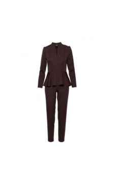 M878 Kombinezon z baskinką - brązowy