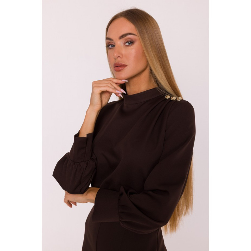 M879 Kombinezon ze stójką - brązowy