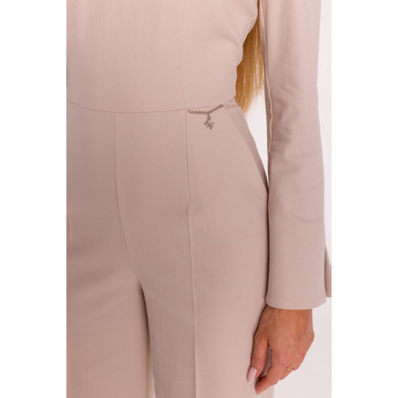 M883 Kombinezon denim - beżowy