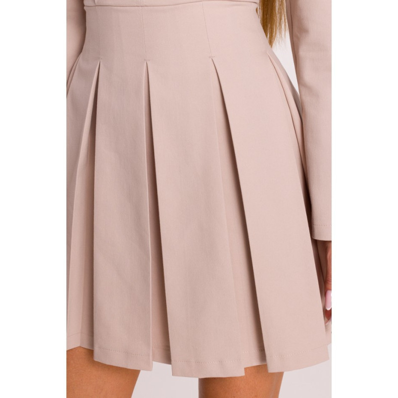 M884 Sukienka denim - beżowa