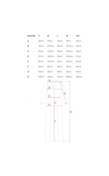 S420 Kombinezon z żabotem - bordowy