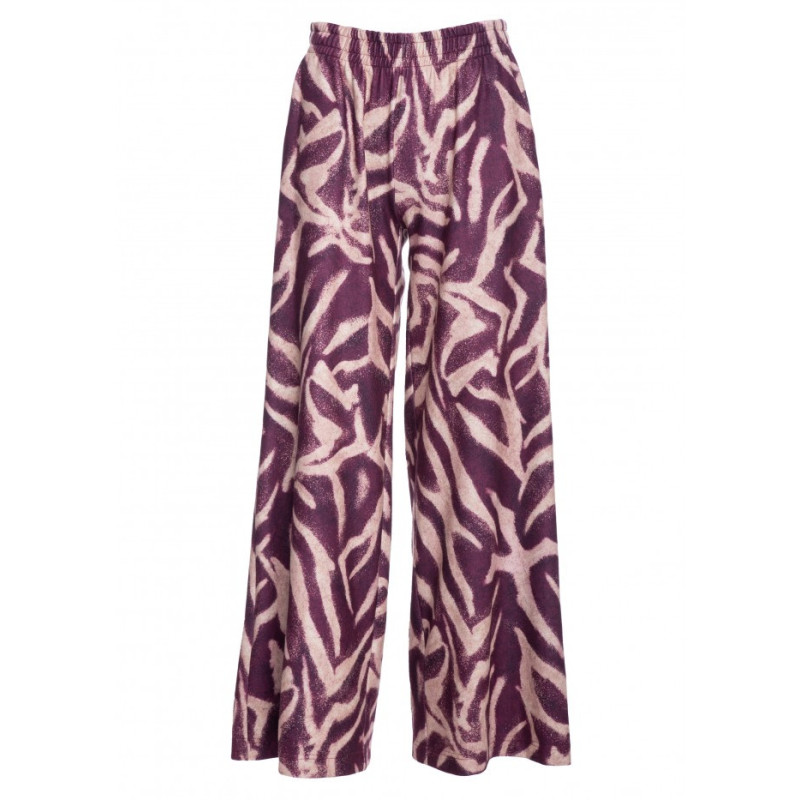 B302 Spodnie z dzianiny z nadrukiem - model 2