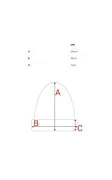 M897 Czapka splot warkocz - brązowa