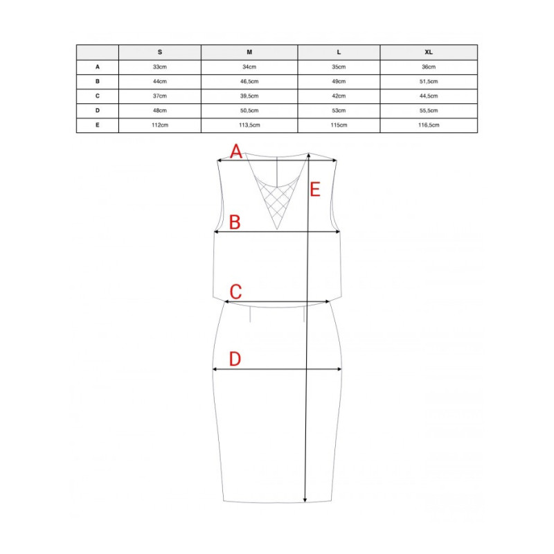 S422 Sukienka ze wstawką z koronki - bordowa