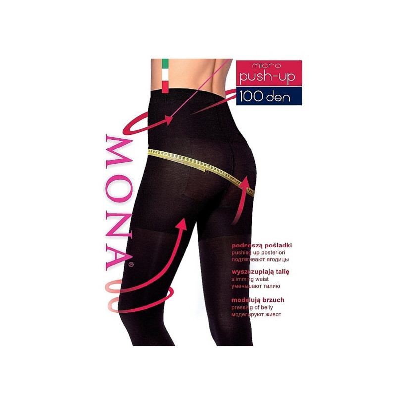 Mona corrective tights with microfiber