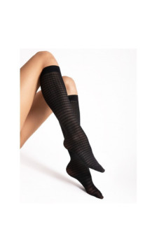 Fiore knee-high socks with microfiber