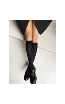 Veneziana knee-high socks with microfiber
