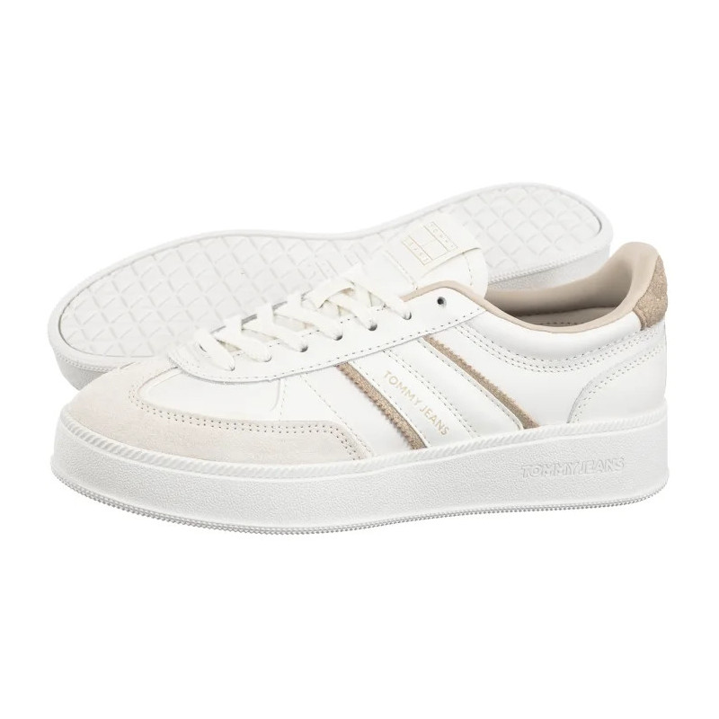 Tommy Hilfiger The Greenwich Edge Flatform Ecru/Gulf SandEN0EN02900 0GA (TH1436-a) sports Shoes