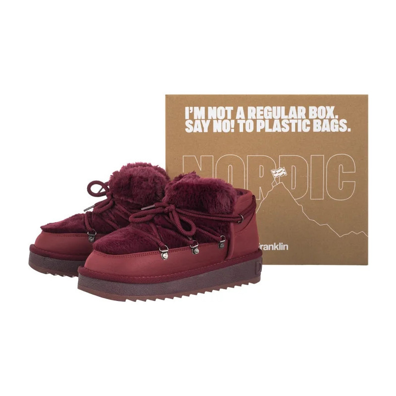 D.Franklin Nordic Trk Fur Low Burgundy DFSH370011-BURG (DF4-e) shoes