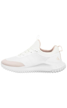 Calvin Klein Eva Runner Laceup Sock Mat Mix Bright White/Crystal Grey YW0YW02064 0I8 (CK727-a) sports Shoes