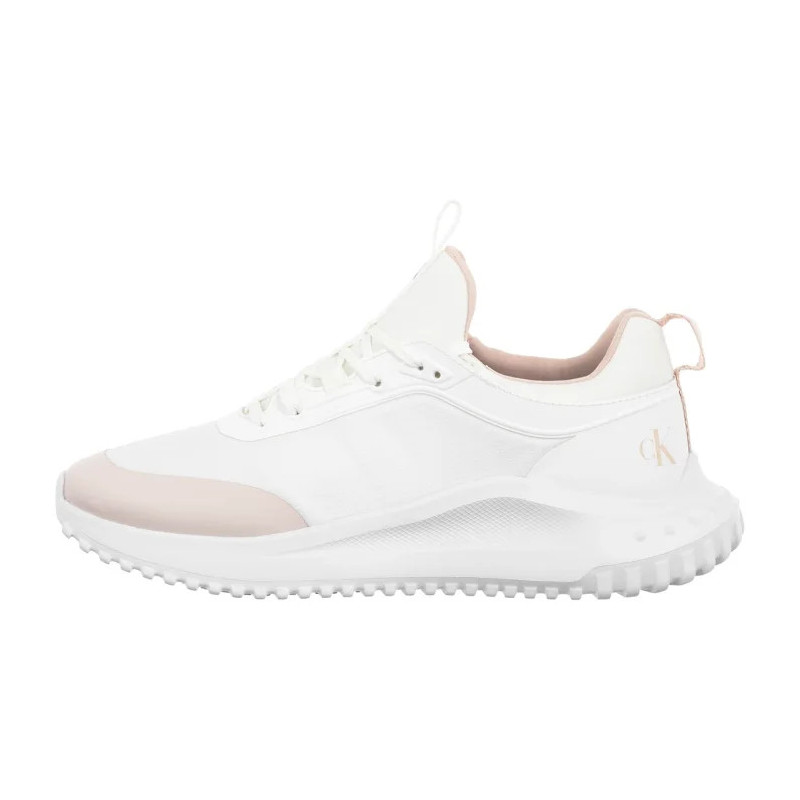 Calvin Klein Eva Runner Laceup Sock Mat Mix Bright White/Crystal Grey YW0YW02064 0I8 (CK727-a) sports Shoes