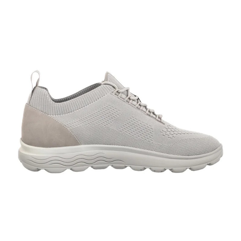 Geox U Spherica A - Knitted Text Lt Grey/Grey U15BYA 0005Z C1292 (GE249-a) sports shoes