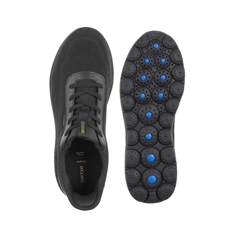 Geox D Spherica Plus A - Knit.Te+Sy Black D557MA 06KBC C9999 (GE216-b) sports Shoes