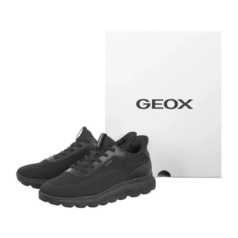 Geox D Spherica Plus A - Knit.Te+Sy Black D557MA 06KBC C9999 (GE216-b) sports Shoes