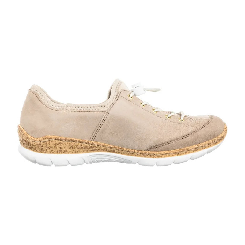 Rieker Beżowe N42F1-60 Beige (RI348-a) shoes
