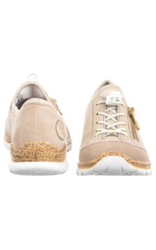 Rieker Beżowe N42F1-60 Beige (RI348-a) shoes
