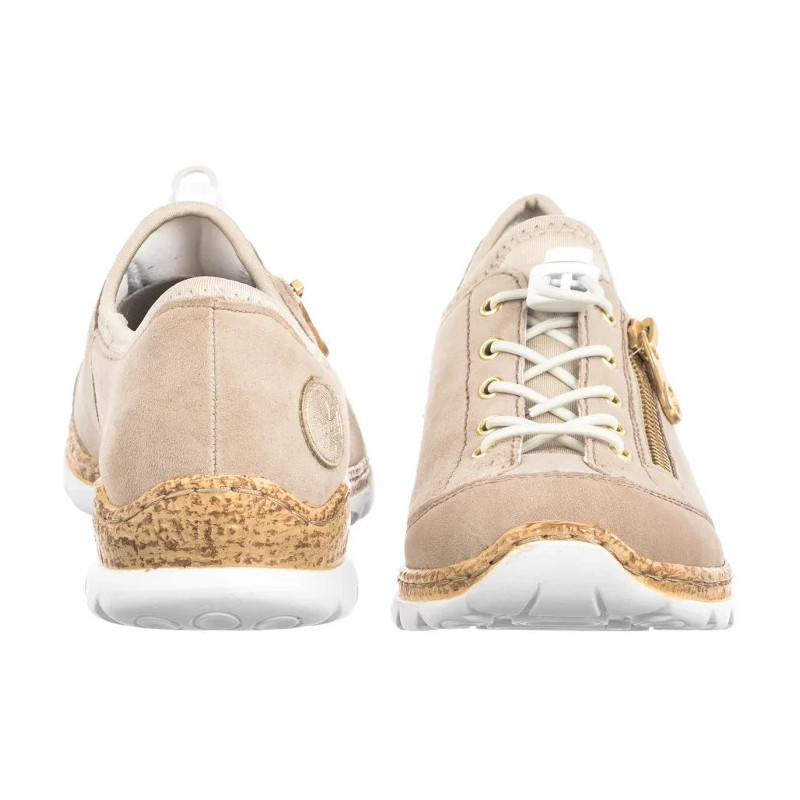 Rieker Beżowe N42F1-60 Beige (RI348-a) shoes
