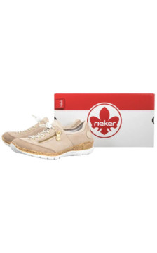 Rieker Beżowe N42F1-60 Beige (RI348-a) shoes