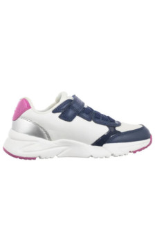 Geox J Loftus A - Gbk+Nylon White/Dk Royal J46M2A 0FU54 C1Z4R (GE204-b) sports shoes