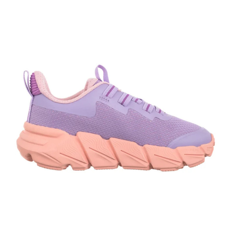 Geox J Flexyper Fast A - Mesh+Trans Lilac/Lt Coral J55N5A 0149J C8R7Q (GE248-a) sports shoes