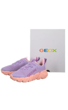 Geox J Flexyper Fast A - Mesh+Trans Lilac/Lt Coral J55N5A 0149J C8R7Q (GE248-a) sports shoes