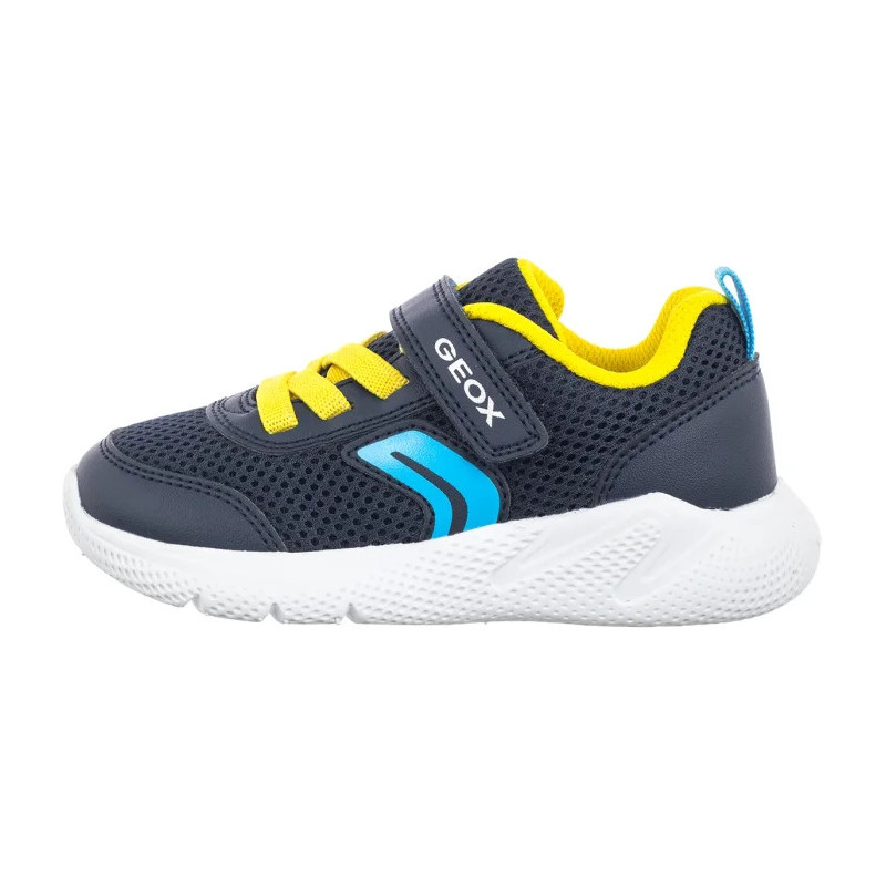 Geox B Sprintye B. C - Mesh+Geobuck Navy/Yellow B454UC 01454 C0657 (GE250-a) sports shoes