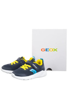 Geox B Sprintye B. C - Mesh+Geobuck Navy/Yellow B454UC 01454 C0657 (GE250-a) sports shoes