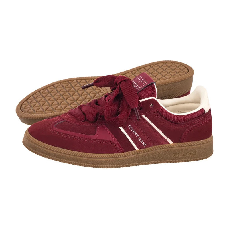 Tommy Hilfiger The Greenwich Edge Suede Deep Dahlia EN0EN02924 XKK (TH1438-a) sports Shoes