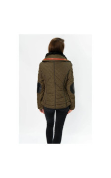 SHORT QUILTED JACKET BROWN (WZ105) striukė