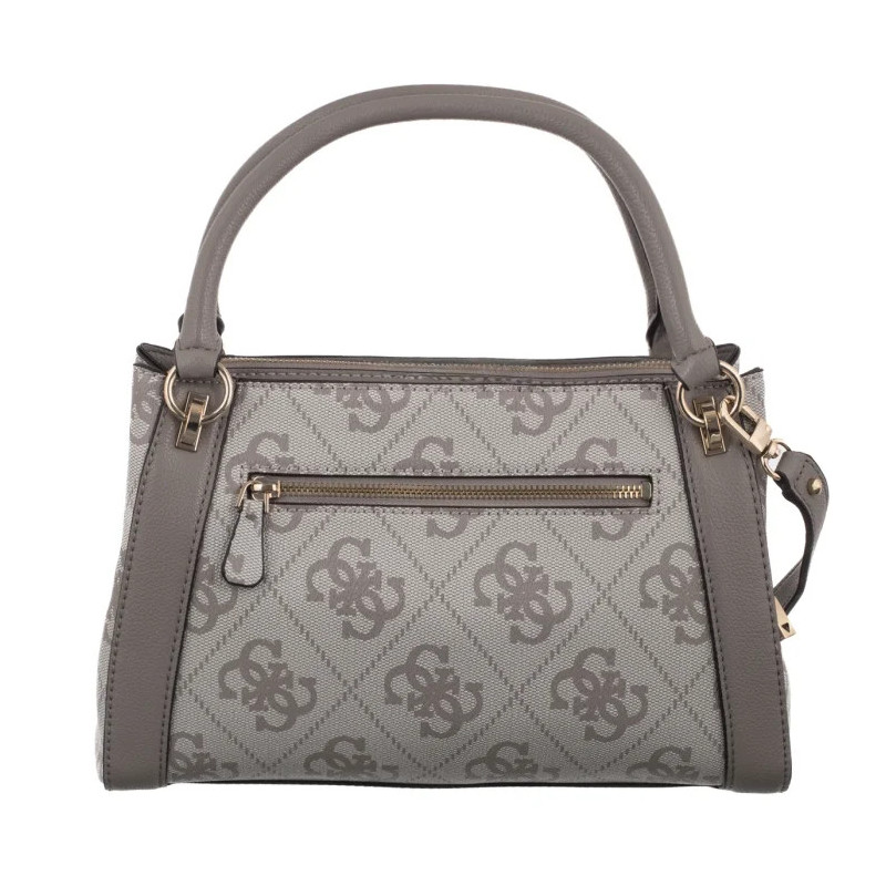 Guess Karnilla Logo Gfriend Satchel HWOS99 01060 Dark Taupe Logo (GU852-a) handbag