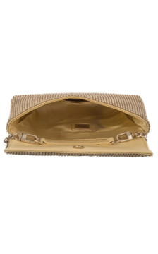 Guess Zalina Flap Clutch HWRP93 50700 Gold (GU853-a) handbag