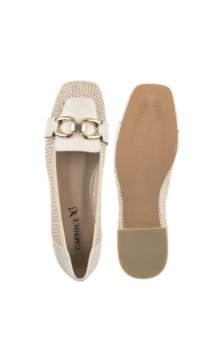 Caprice Beżowe 9-24201-46 199 Offwhite Comb (CP453-a) shoes