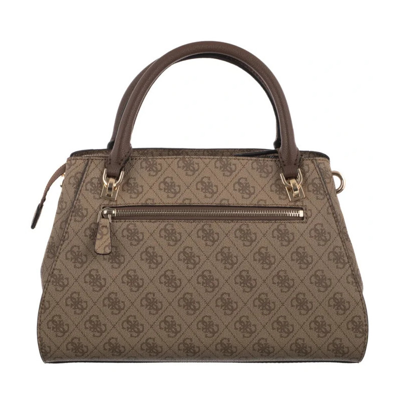 Guess Noelle II Luxury Satchel HWBG96 72070 Latte Logo/Brown (GU794-b) handbag