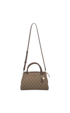 Guess Noelle II Luxury Satchel HWBG96 72070 Latte Logo/Brown (GU794-b) handbag