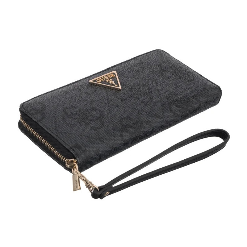 Guess Laurel II Slg Large Zip Around SWSO74 59146 Coal Logo (GU860-a) handbag