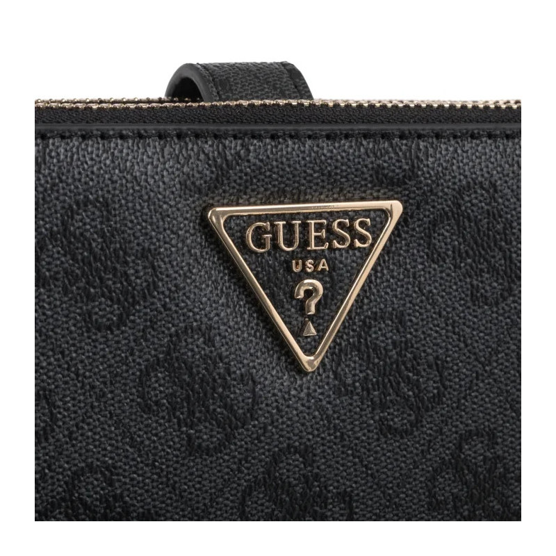 Guess Laurel II Slg Dbl Zip Organizer SWSG74 59157 Coal Logo (GU861-a) handbag