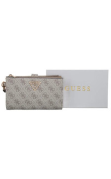 Guess Laurel II Slg Dbl Zip Organizer SWSG74 59157 Dark Taupe Logo (GU861-b) handbag