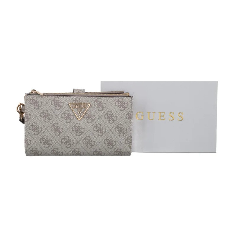 Guess Laurel II Slg Dbl Zip Organizer SWSG74 59157 Dark Taupe Logo (GU861-b) handbag