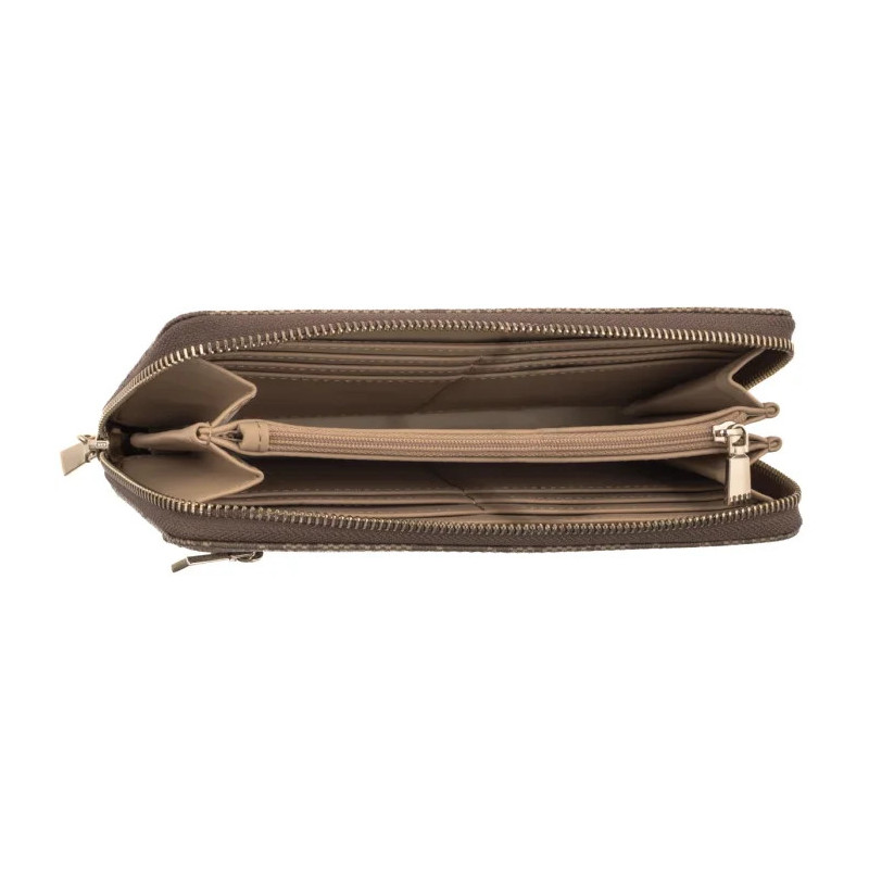 Guess Laurel II Slg Large Zip Around SWSO74 59146 Latte Logo/Brown (GU860-b) handbag