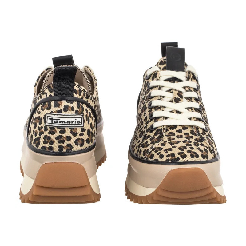 Tamaris Beżowe/Brązowe 1-23731-41 360 Leopard (TM381-d) sports Shoes